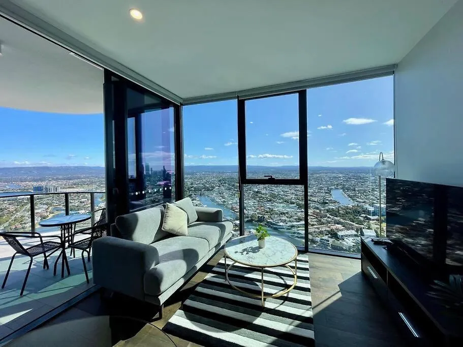 Apartment Broadbeach Luxury Casino Riverview Skyline 2Bedroom Apt 48F Gold Coast