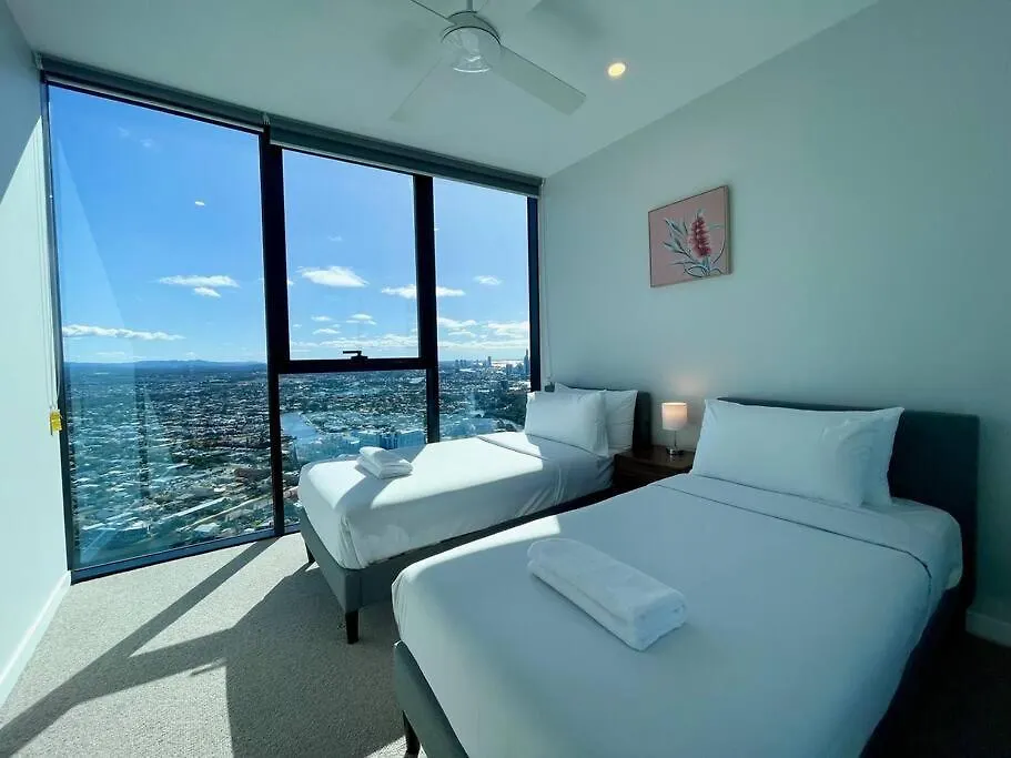 Broadbeach Luxury Casino Riverview Skyline 2Bedroom Apt 48F Gold Coast Australia